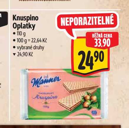 Knuspino Oplatky 110 g
