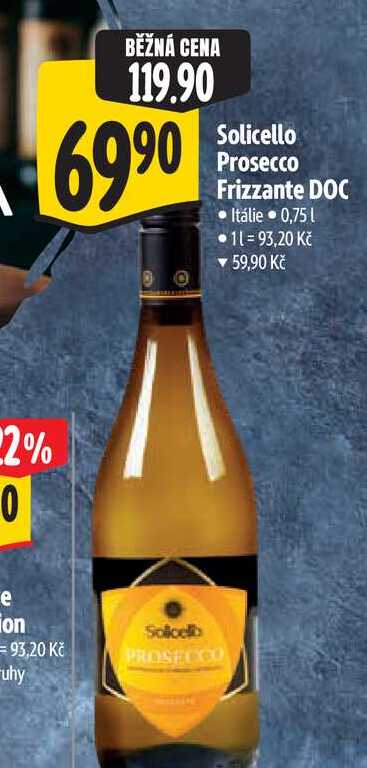 Solicello Prosecco Frizzante DOC 0,75 l