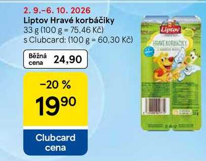 Liptov Hravé korbáčiky, 33 g
