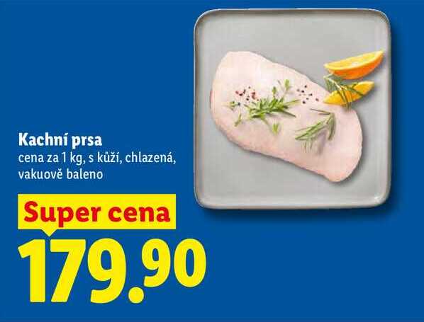 Kachní prsa, cena za 1 kg
