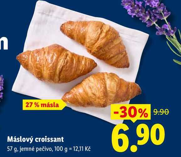 Máslový croissant, 57 g