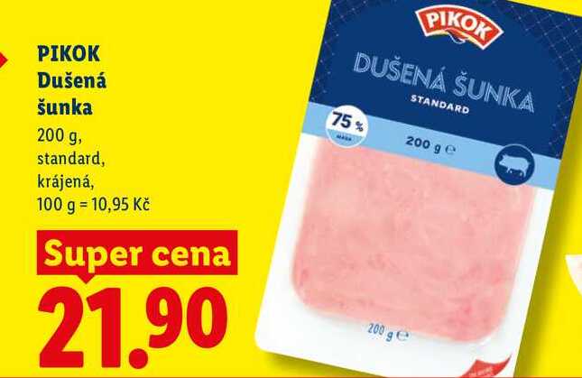 PIKOK Dušená šunka, 200 g