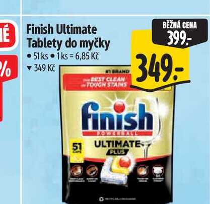 Finish Ultimate Tablety do myčky 51 ks