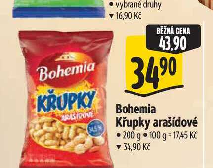   Bohemia Křupky arašídové 200 g 