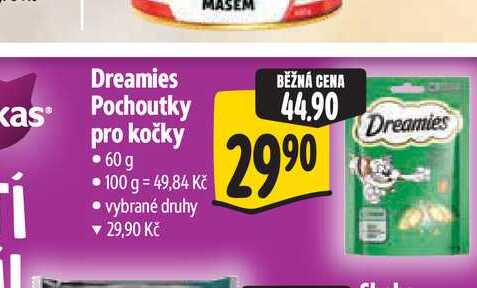   Dreamies Pochoutky pro kočky  60 g  