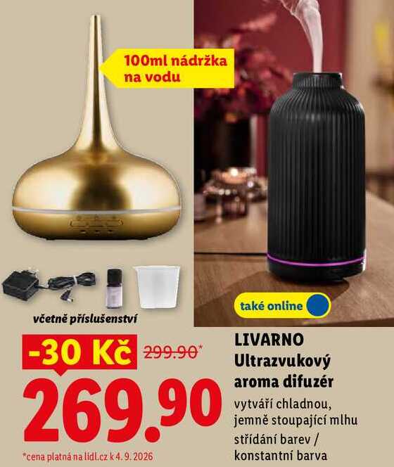 LIVARNO Ultrazvukový aroma difuzér