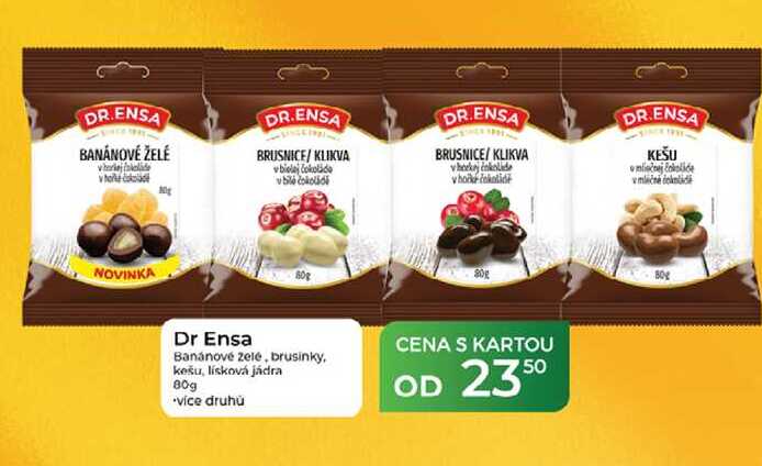 Dr Ensa Banánové zele, brusinky. kešu, lísková jádra 80g