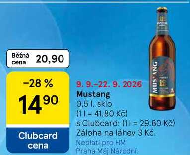 Mustang, 0,5 l