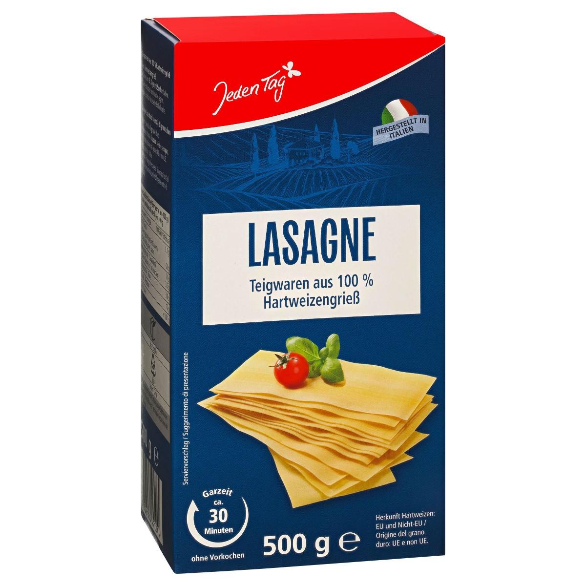 Jeden Tag Lasagne, 500 g