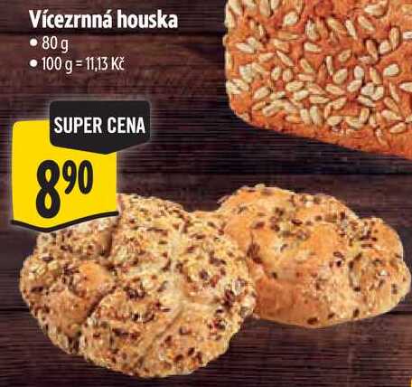 Vícezrnná houska, 80 g