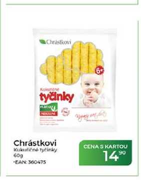 Chrástkovi Kukuričné tyčinky 60g