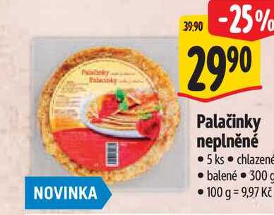 Palačinky neplněné, 300 g