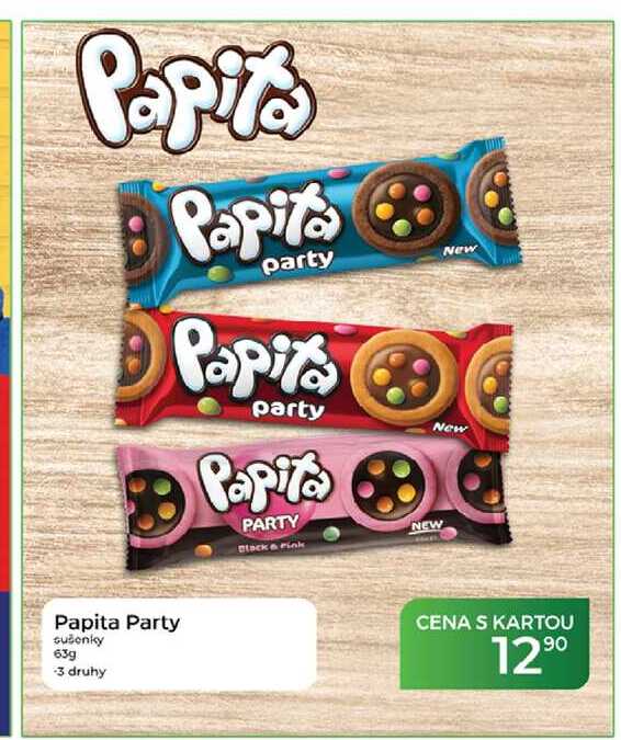 Papita Party sušenky 63 g