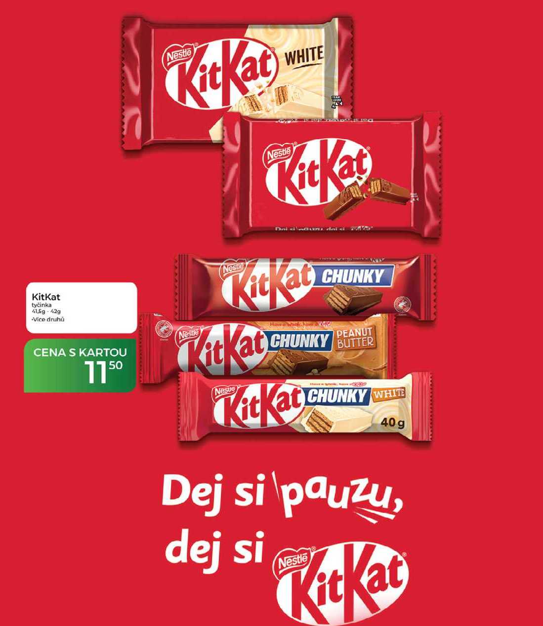 KitKat tyčinka 41,59-42g