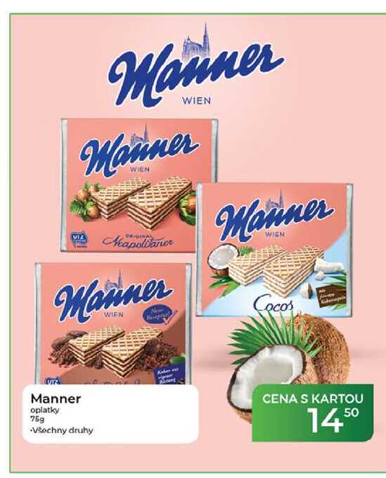 Manner oplatky 75g