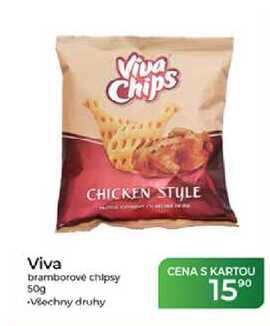 Viva bramborové chipsy 50g 