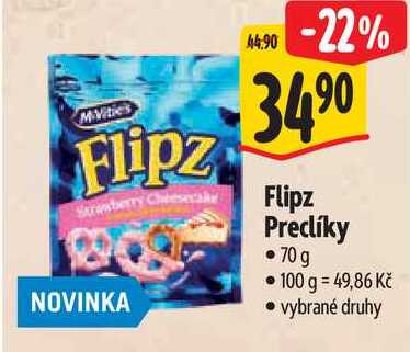 Flipz Predlíky, 70 g