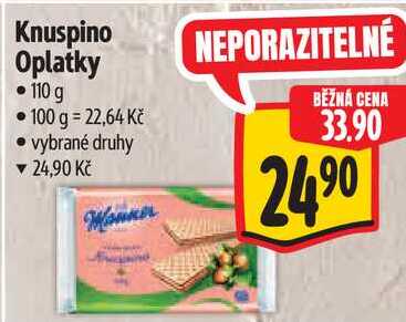 Knuspino Oplatky, 110 g