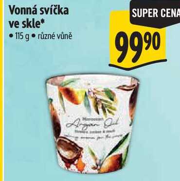 Vonná svíčka ve skle, 115 g