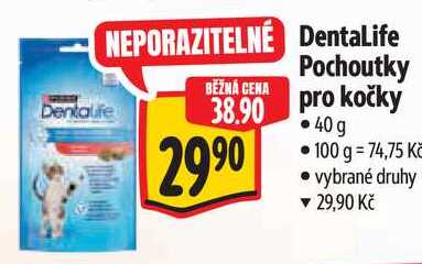 DentaLife Pochoutky pro kočky, 40 g