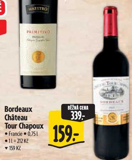 Bordeaux Château Tour Chapoux, 0,75 l