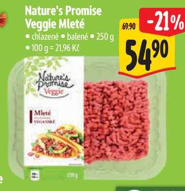 Nature's Promise Veggie Mleté, 250 g