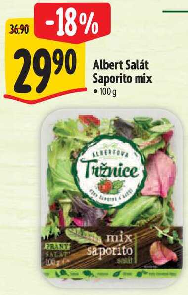 Albert Salát Saporito mix, 100 g