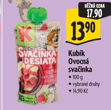 Kubík Ovocná svačinka, 100 g