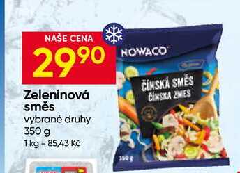 NOWACO Zeleninová směs vybrané druhy 350 g 