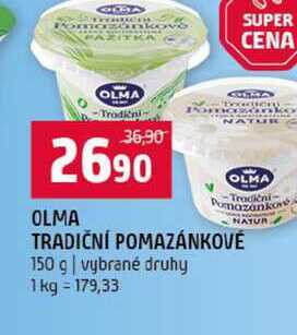 OLMA TRADIČNÍ POMAZÁNKOVÉ 150 g vybrané druhy