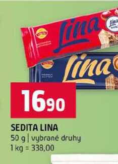 SEDITA LINA 50 g vybrané druhy 