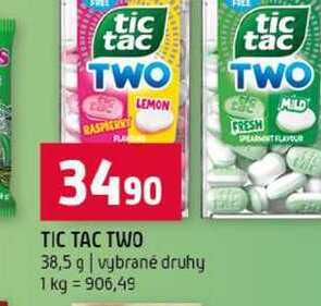 TIC TAC TWO 38,5 g vybrané druhy 