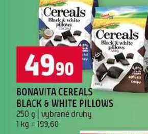 BONAVITA CEREALS BLACK & WHITE PILLOWS 250 g vybrané druhy