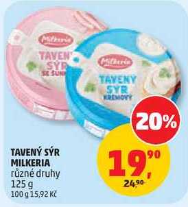 TAVENÝ SÝR MILKERIA různé druhy, 125 g