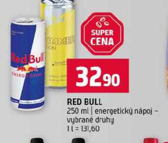 RED BULL 250 ml energetický nápoj vybrané druhy
