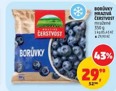 BORŮVKY MRAZIVÁ ČERSTVOST mražené, 350 g