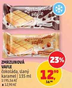ZMRZLINOVÁ VAFLE čokoláda, slaný karamel, 135 ml