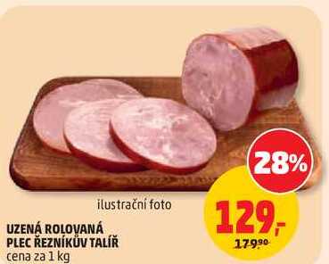UZENÁ ROLOVANÁ PLEC ŘEZNÍKŮV TALÍŘ, 1 kg