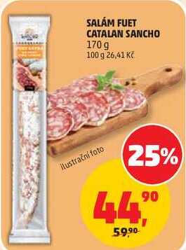 SALÁM FUET CATALAN SANCHO, 170 g