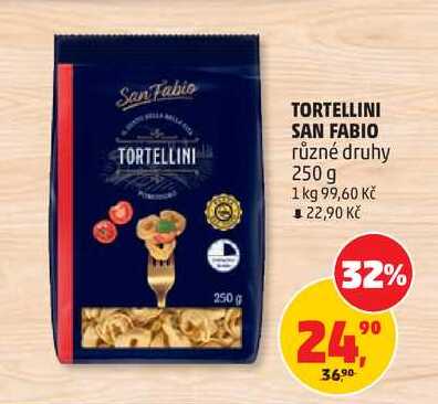 TORTELLINI SAN FABIO různé druhy, 250 g