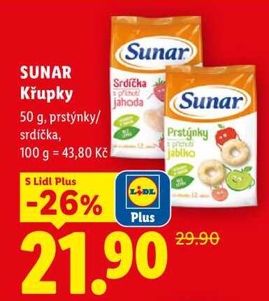 SUNAR Křupky, 50 g