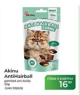 Akinu AntiHairball pamlsek pro kočky 50g