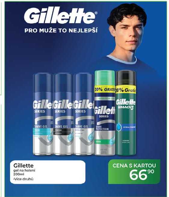 Gillette gel na holení 200ml