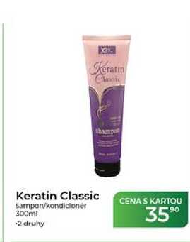Keratin Classic sampan/kondicionér 300ml