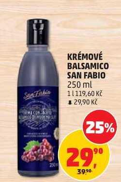 KRÉMOVÉ BALSAMICO SAN FABIO, 250 ml