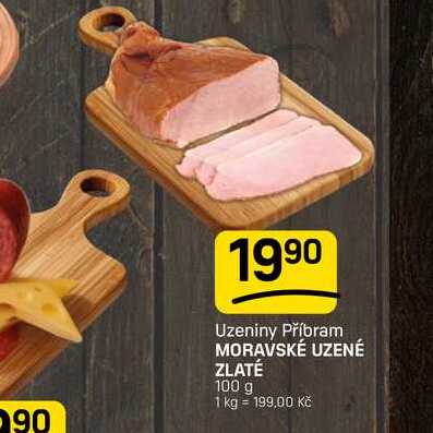MORAVSKÉ UZENÉ ZLATÉ 100 g 