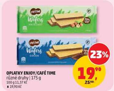 OPLATKY ENJOY/CAFÉ TIME různé druhy, 175 g