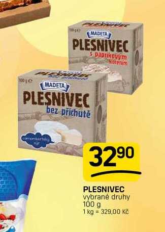 PLESNIVEC vybrané druhy 100 g 