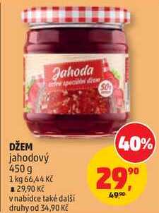 DŽEM jahodový, 450 g  