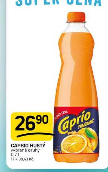 CAPRIO HUSTÝ vybrané druhy 0,7l
